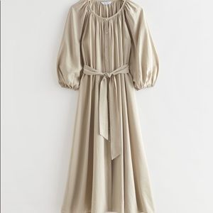 & Other Stories Belted Midi Dress